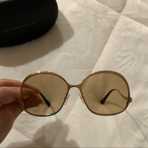Balenciaga Rose Gold Sunglasses - Picture 2 of 12